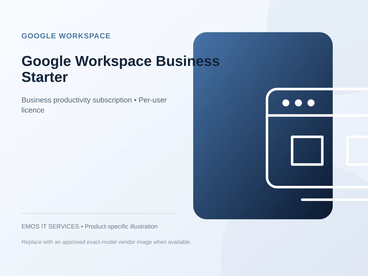 Google Workspace Business Starter productivity subscription