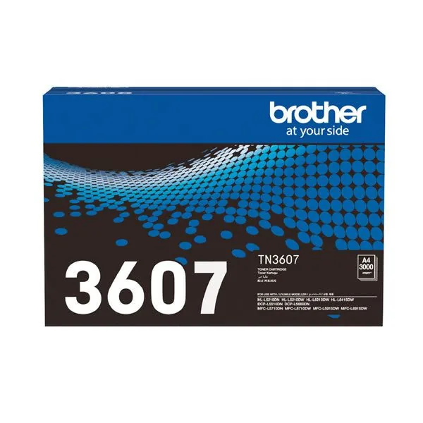 Brother TN-3607 black toner cartridge packaging