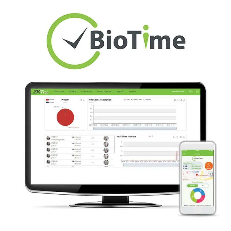 ZKTeco BioTime / ZKBio CVSecurity access control device photograph