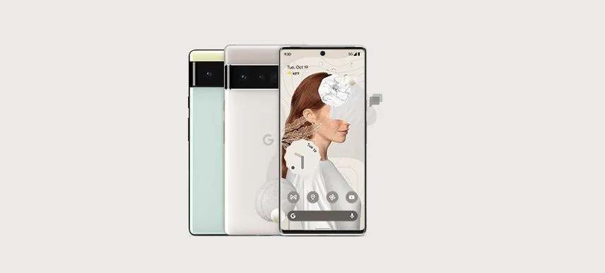 Google Pixel 6 series shown — representative image for Pixel 6 Pro