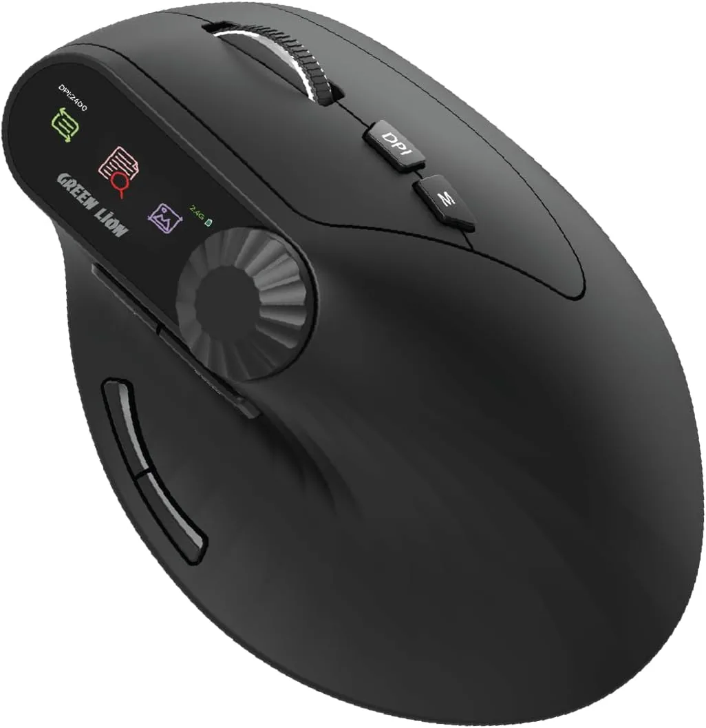 Green Lion Smart OLED Vertical Mouse accessory photograph