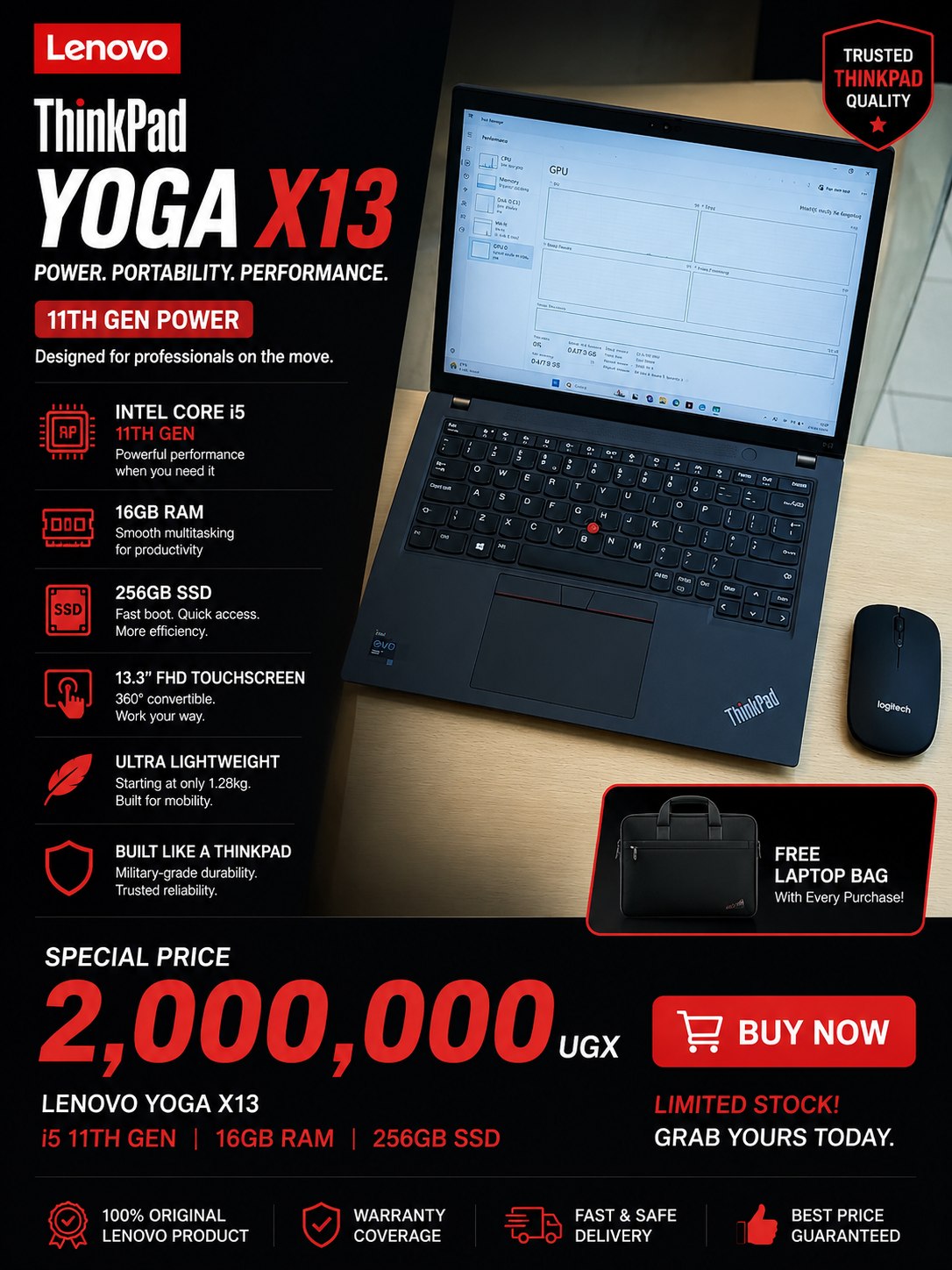 Lenovo ThinkPad Yoga X13 product offer