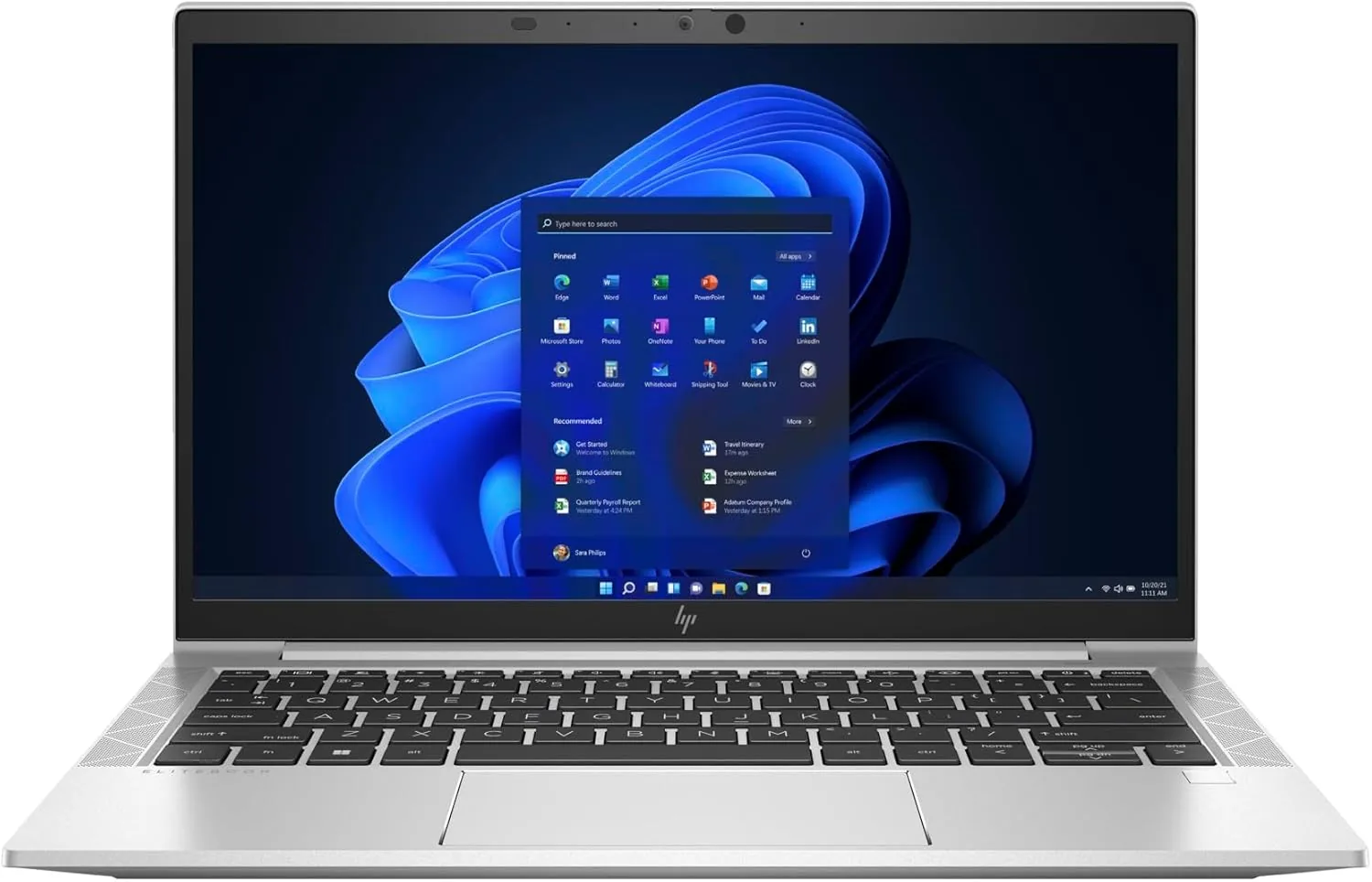 HP 830 G8 X360 Core i7 laptop photograph