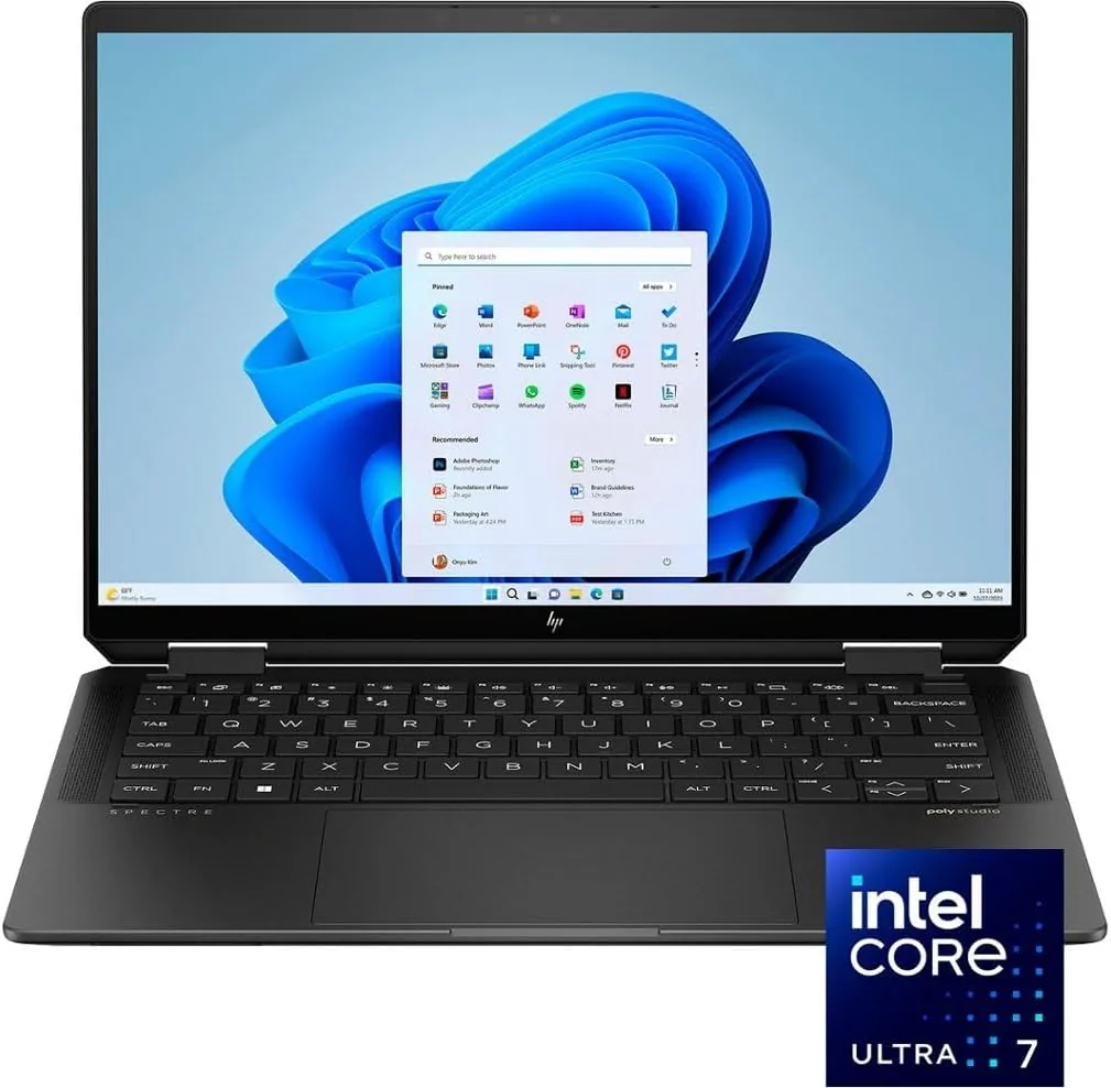 HP Spectre 14 x360 laptop photograph
