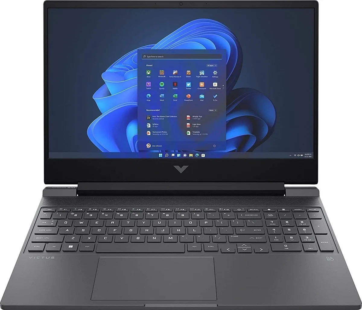 HP Victus Core i5 laptop photograph