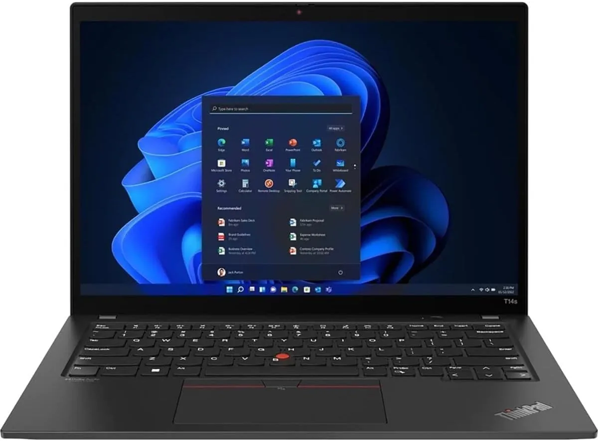 Lenovo ThinkPad T14s - Core i7 laptop photograph